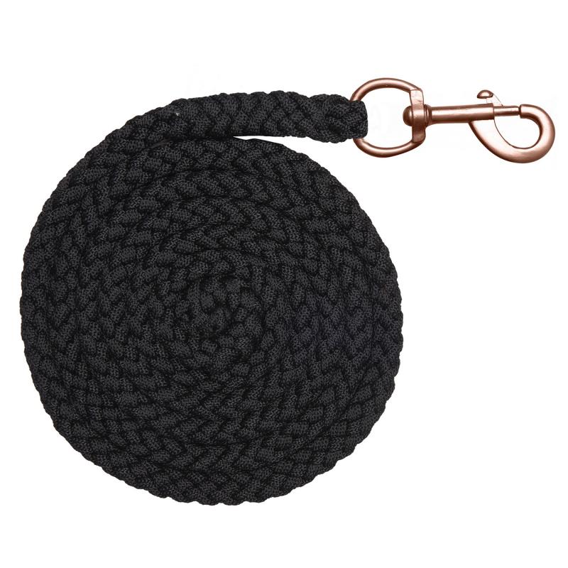 Waldhausen Strick Rosé Shine mit Karabiner in schwarz