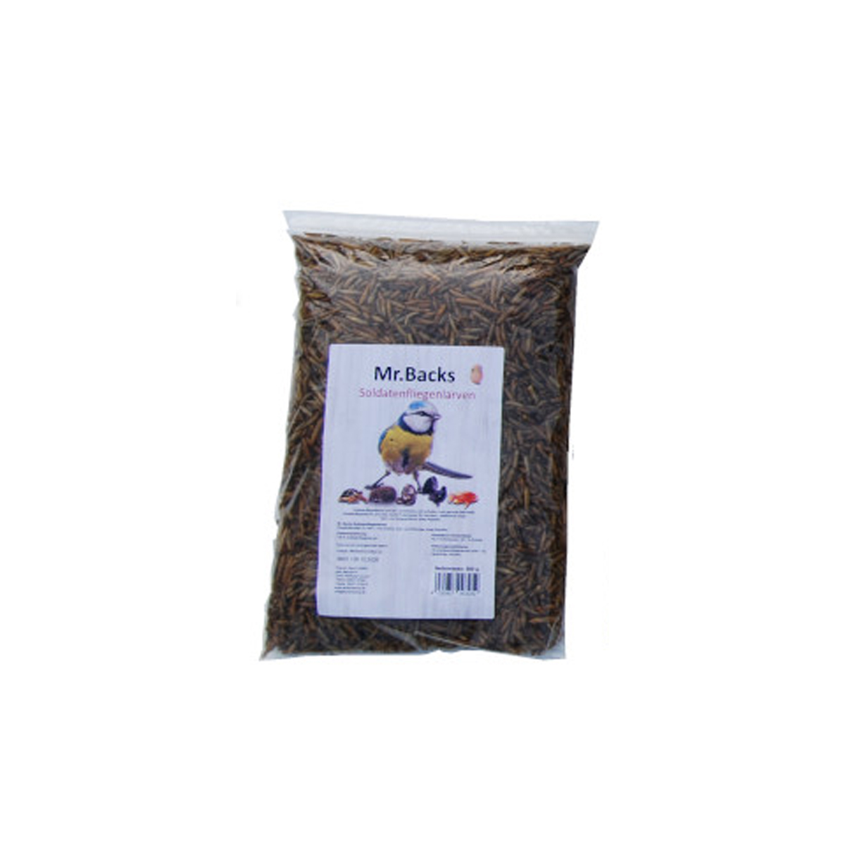 Produktansicht Dr. Backs Soldatenfliegenlarven 500g Beutel