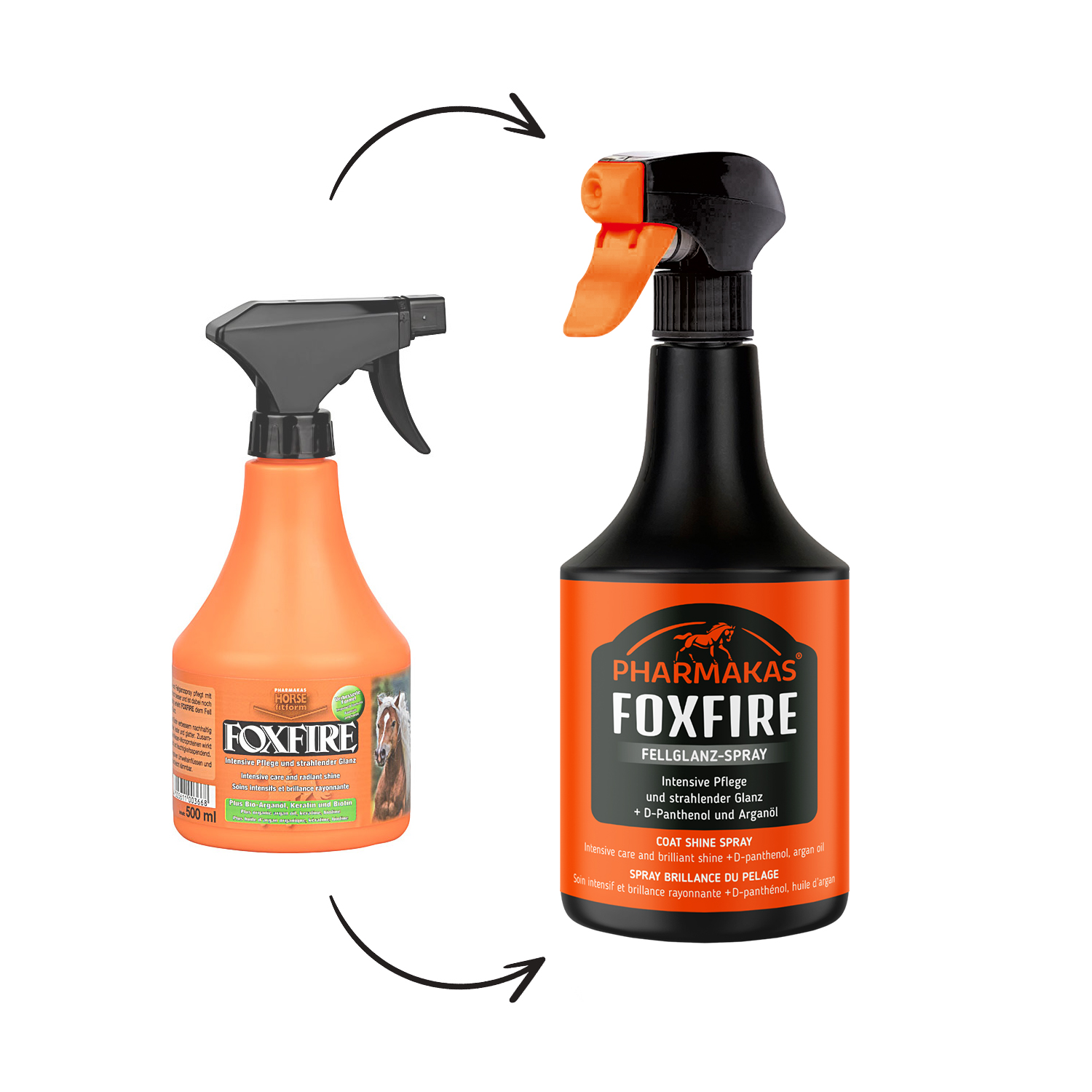 Pharmakas Foxfire Fellglanz 500 ml Relaunch