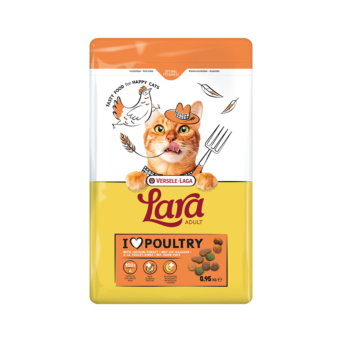 Produktansicht Versele Laga Lara Adult-Care Poultry 950 g