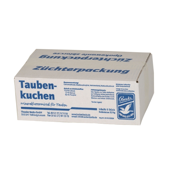 Produktansicht - Backs - Taubenkuchen Sparpack 6er