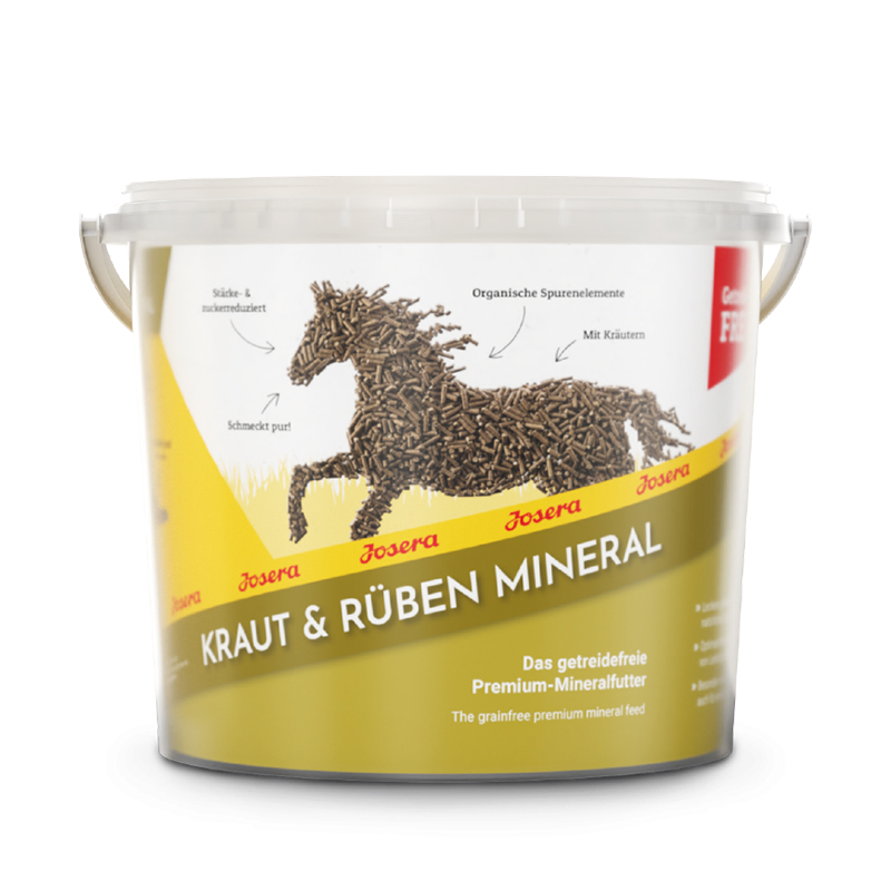 Josera Kraut & Rüben Mineral 4 kg Eimer