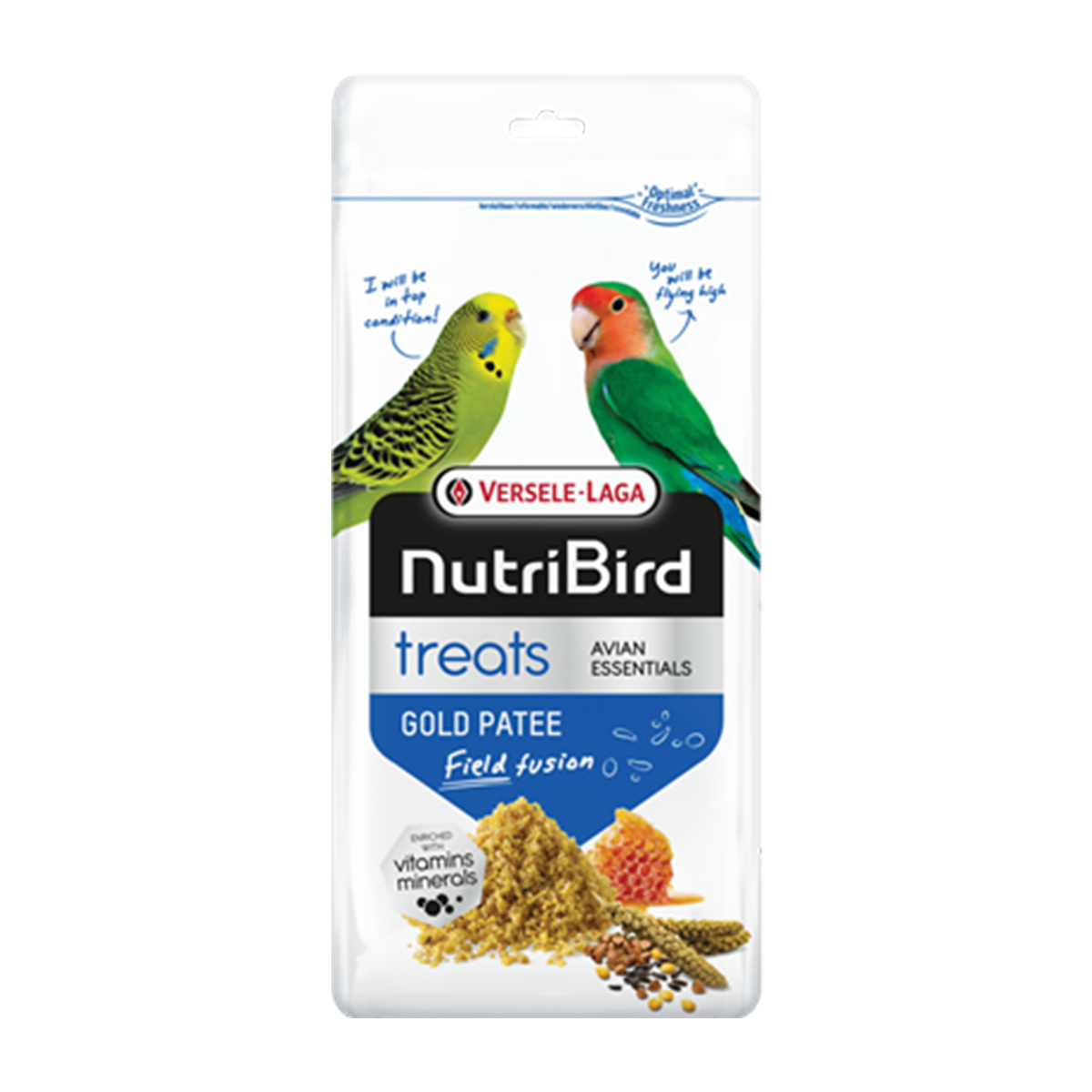 Produktansicht - Versele-Laga NutriBird - Treats Gold Patee Field Fusion