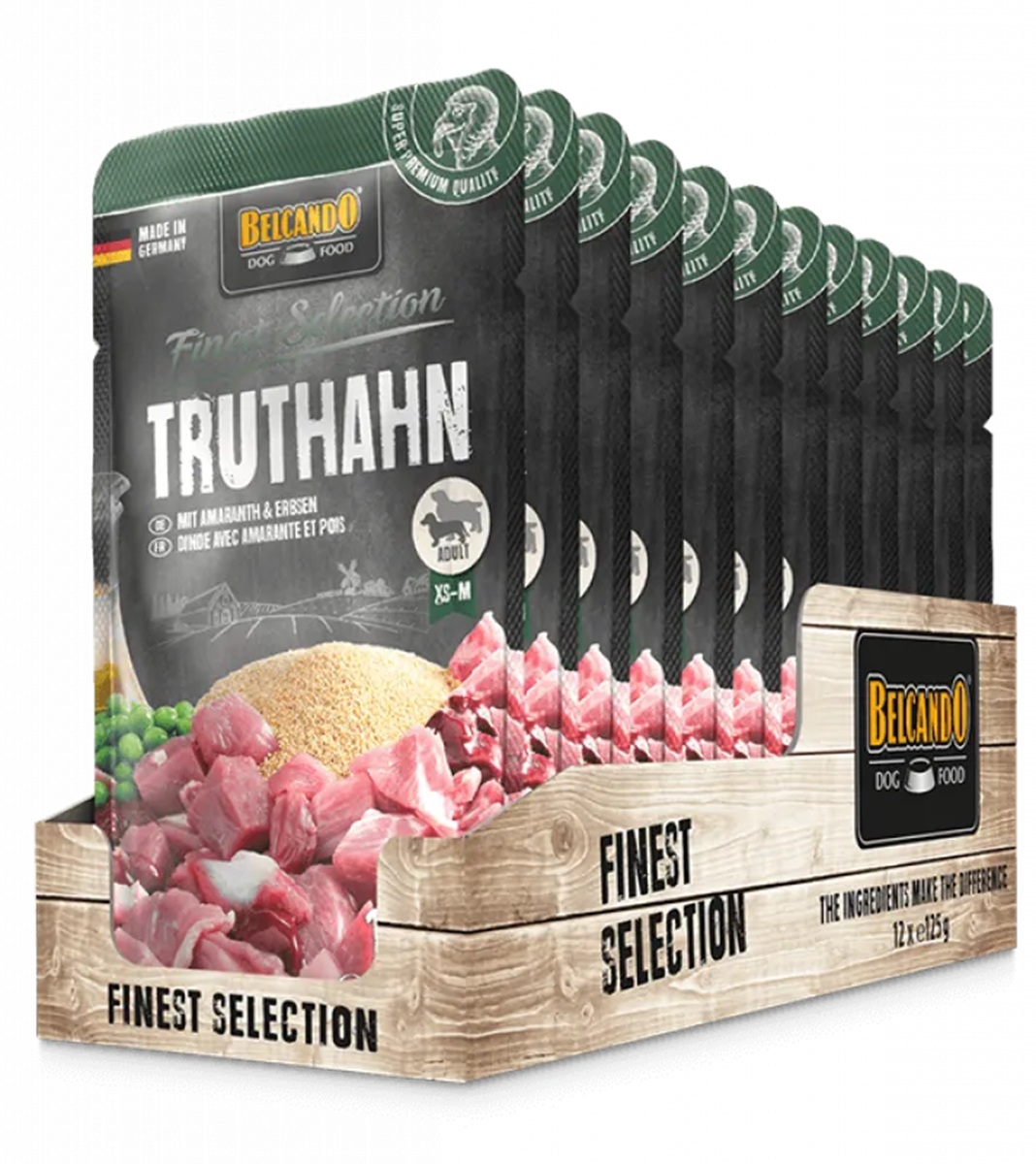 Produktansicht - Belcando - Truthahn mit Amaranth & Erbsen