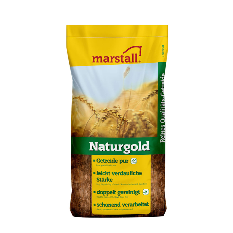 marstall Naturgold Schwarz-Gold-Hafer (ganz) Futtersack