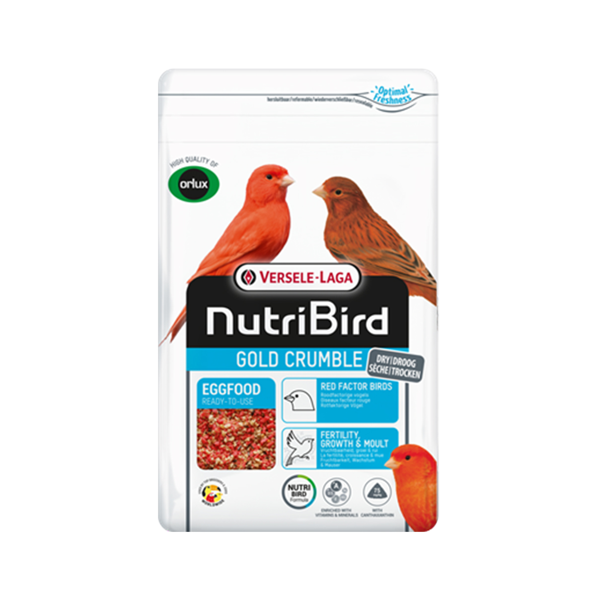 Produktansicht - Versele-Laga NutriBird - Gold Crumble Rotfaktorige Vögel
