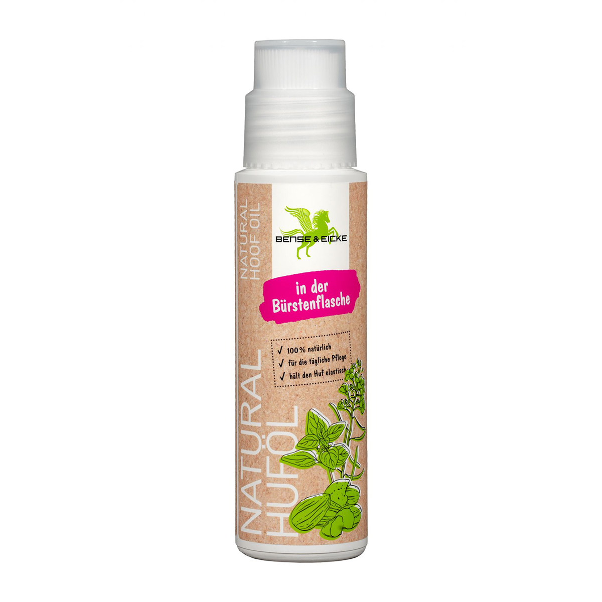 Produktansicht - Bense & Eicke - Natural Huföl Bürstenflasche