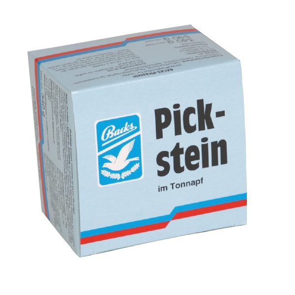 Backs Pickstein im Tonnapf Verpackung