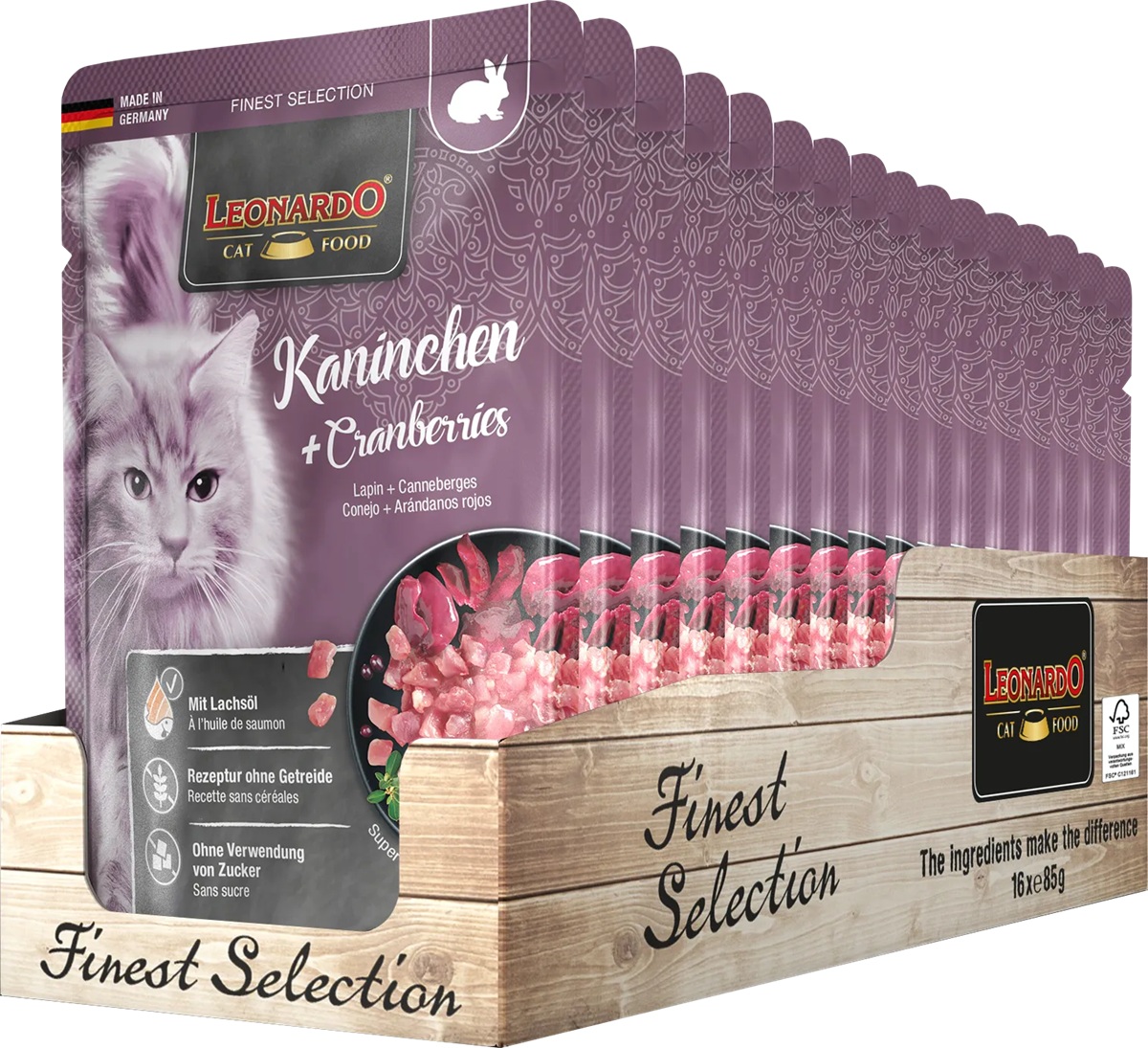Produktansicht - Leonardo - Finest Selection Kaninchen & Cranberries