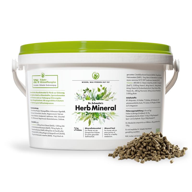 Dr.Schaette Herb Mineral Pellets Eimer 3kg