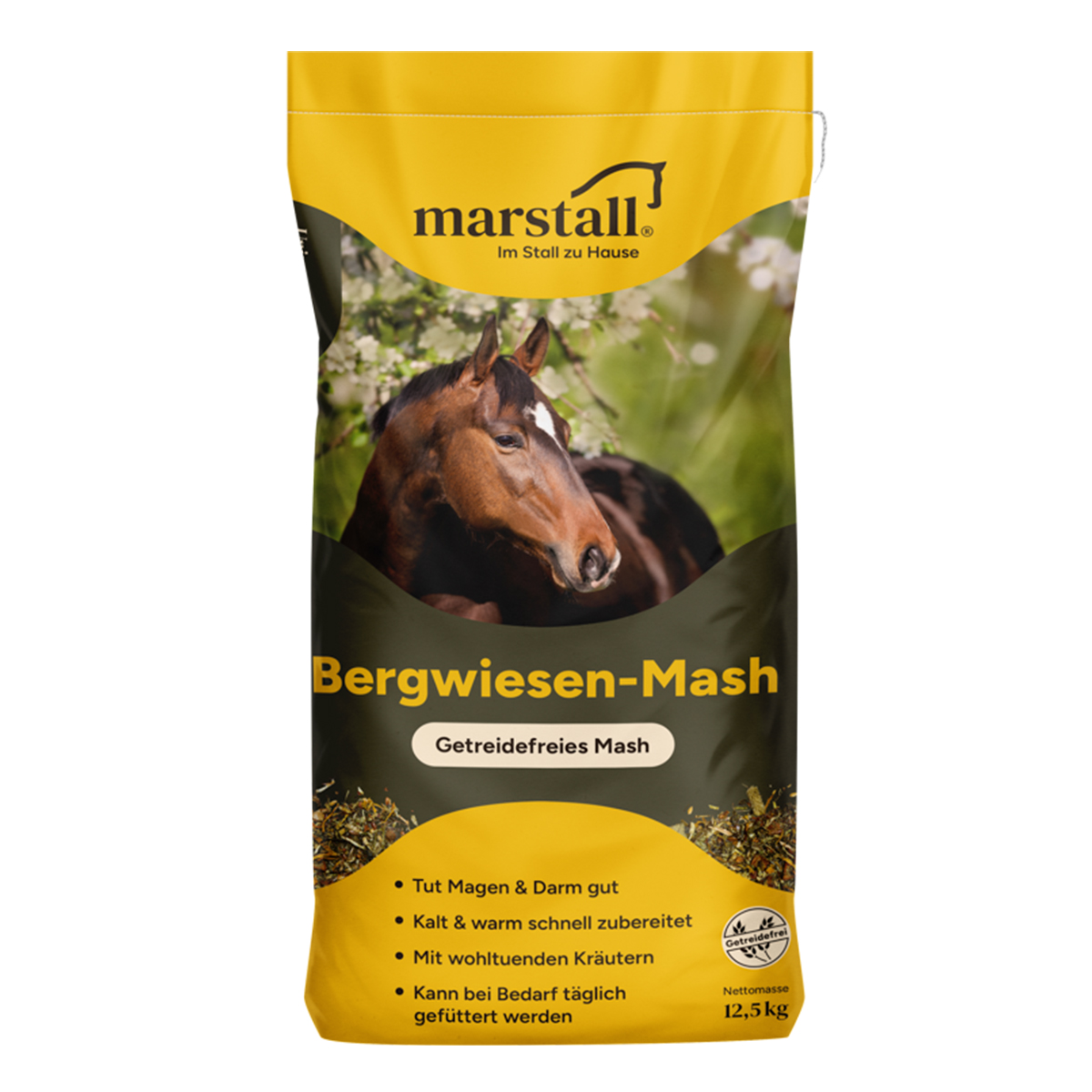Produktansicht marstall Bergwiesen-Mash 12,5 kg Sack neues Design