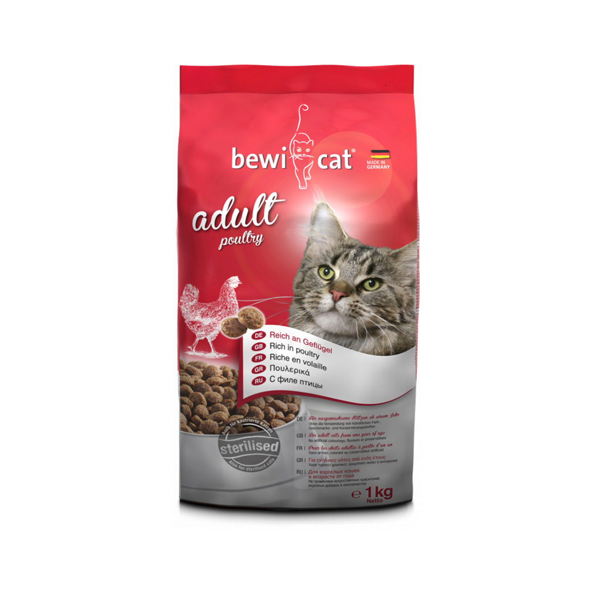 Produktansicht - BewiCat - Cat Adult Poultry