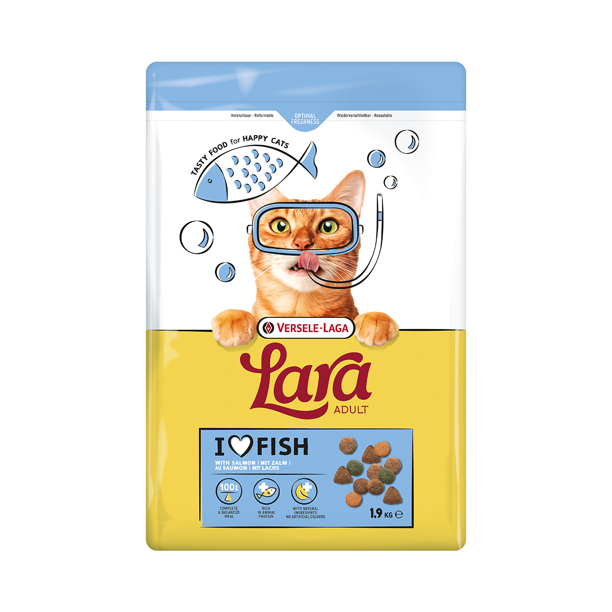 Produktansicht Versele Laga Lara Adult-Care Salmon 1,9 kg