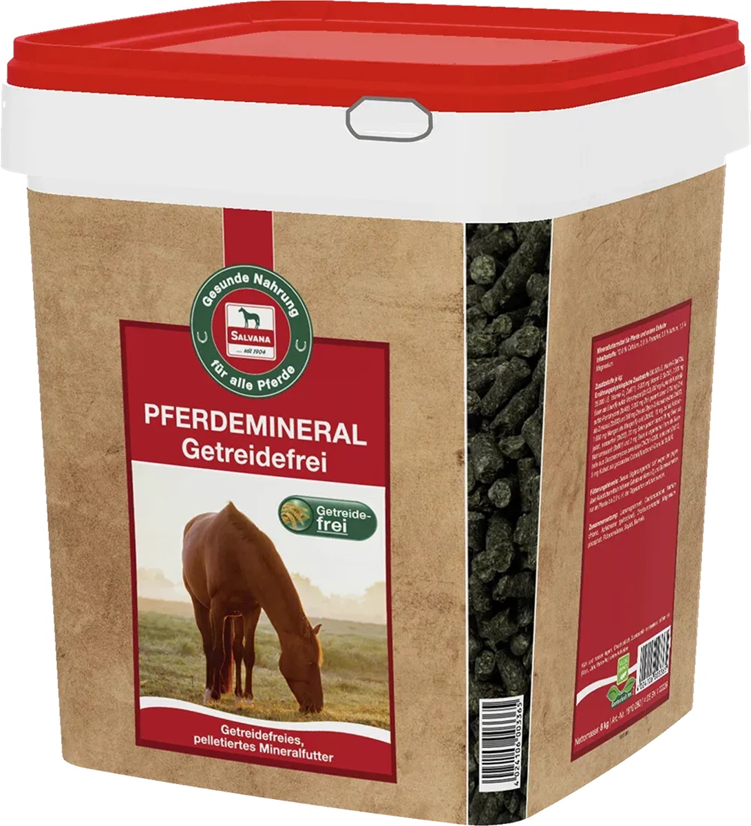 Produktansicht Salvana Pferdemineral getreidefrei Eimer