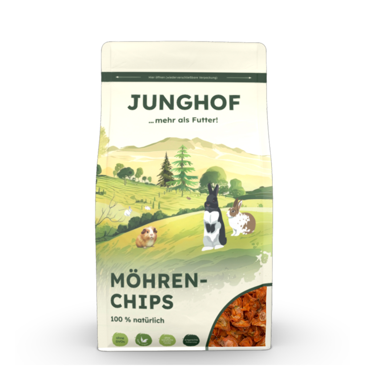 Produktansicht - Junghof - Möhrenchips