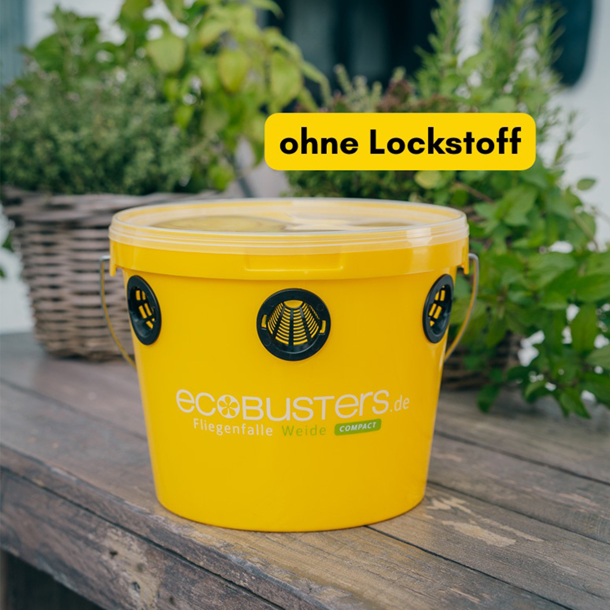 Produktansicht - Ecobusters - Fliegenfalle Weide Compact 10 Liter