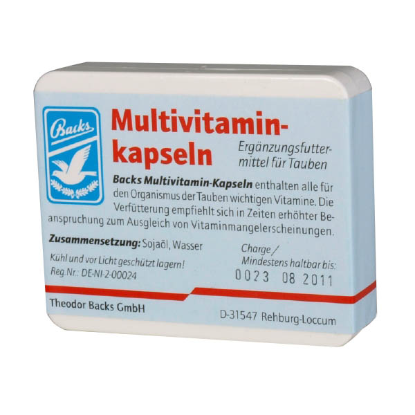 Produktansicht - Backs - Multivitamin-Kapseln