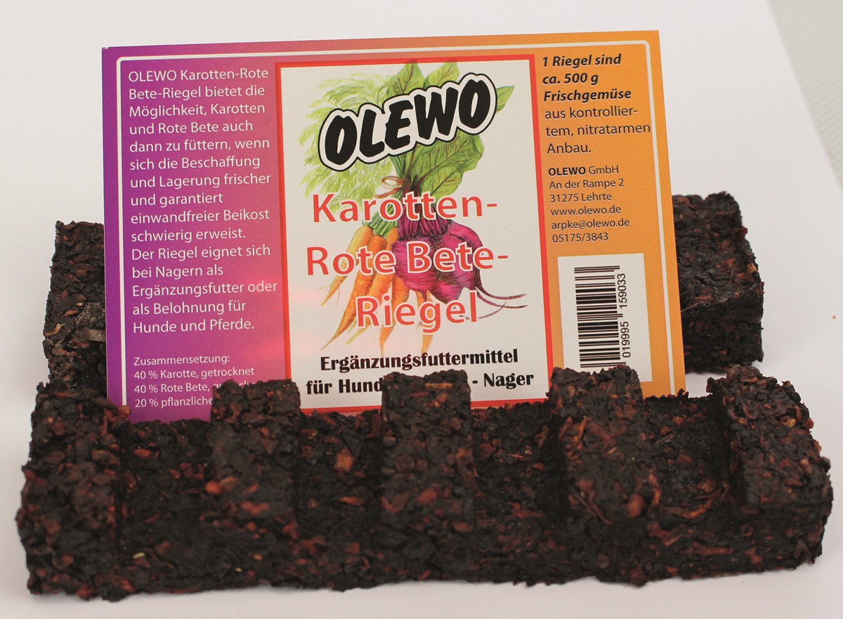 Produktansicht - OLEWO - Karotten-Rote-Bete-Riegel