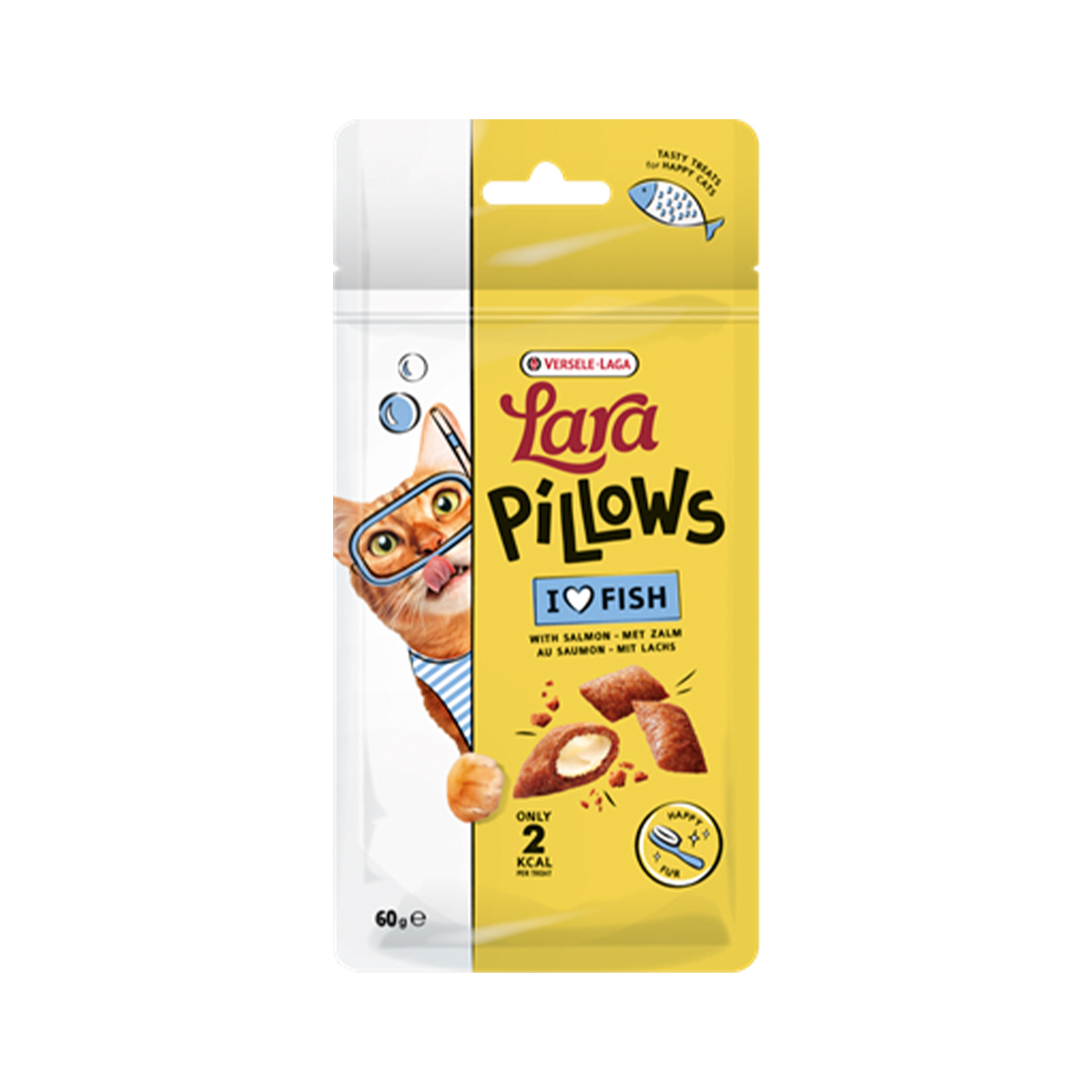 Pillows with Salmon Happy Fur Treats