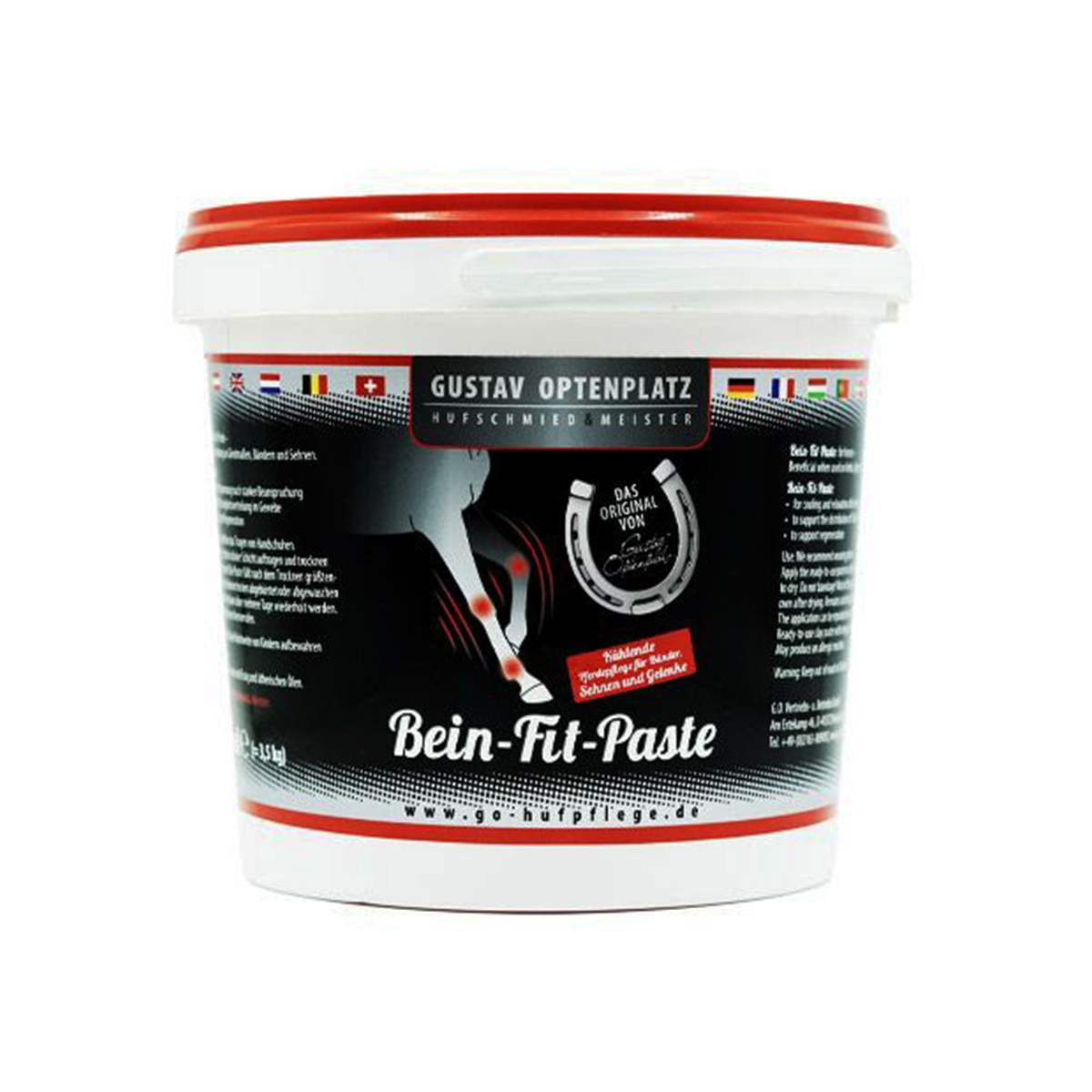 Produktansicht - Gustav Optenplatz - Bein-Fit-Paste