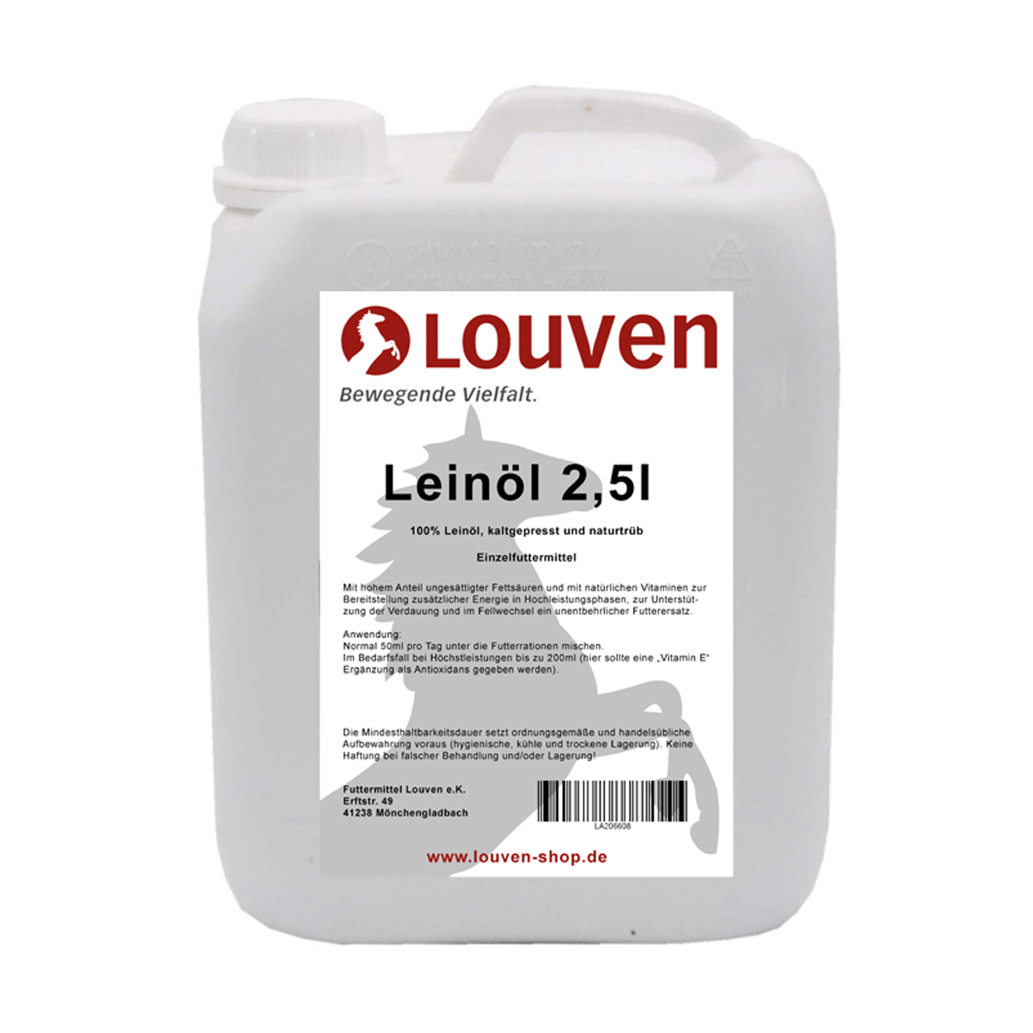 Louven Leinöl 2,5l Kanister
