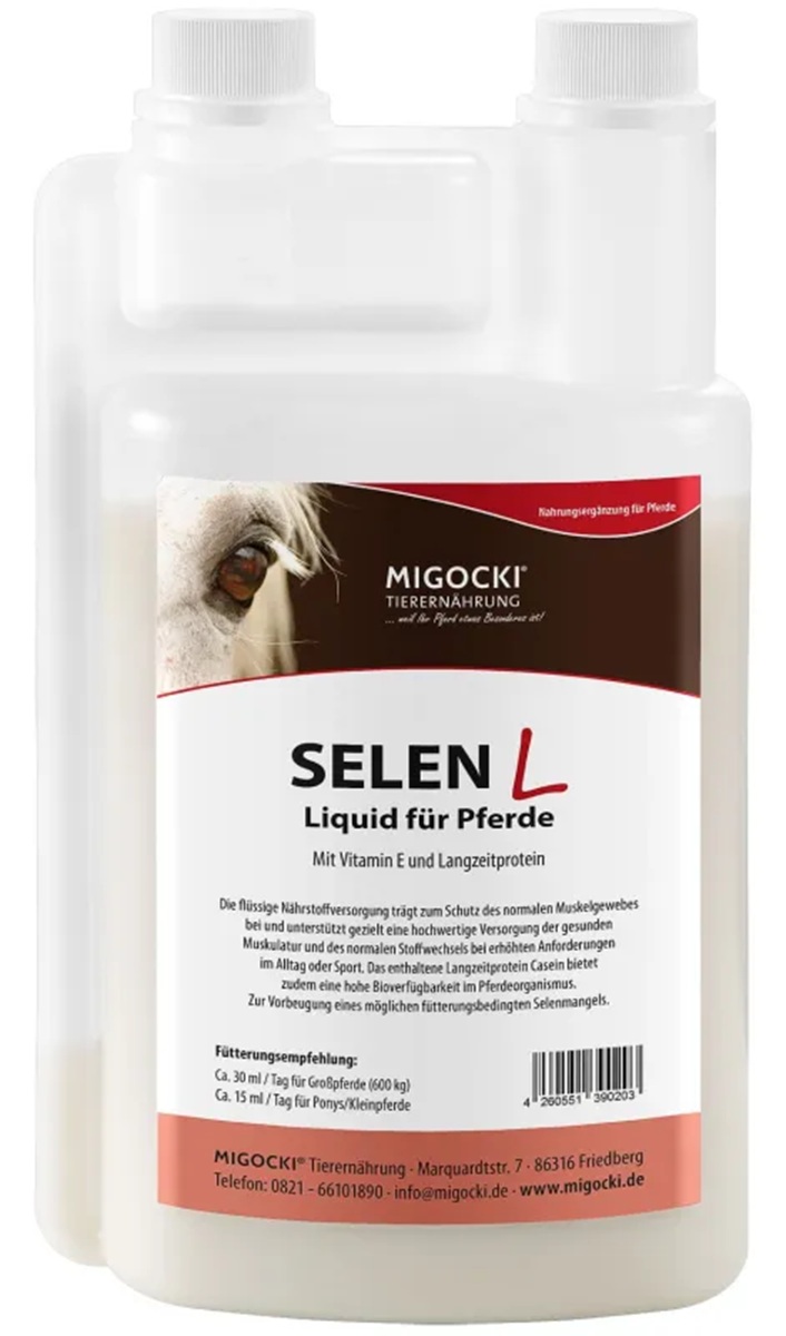 Produktansicht - MIGOCKI - SELEN Liquid für Pferde