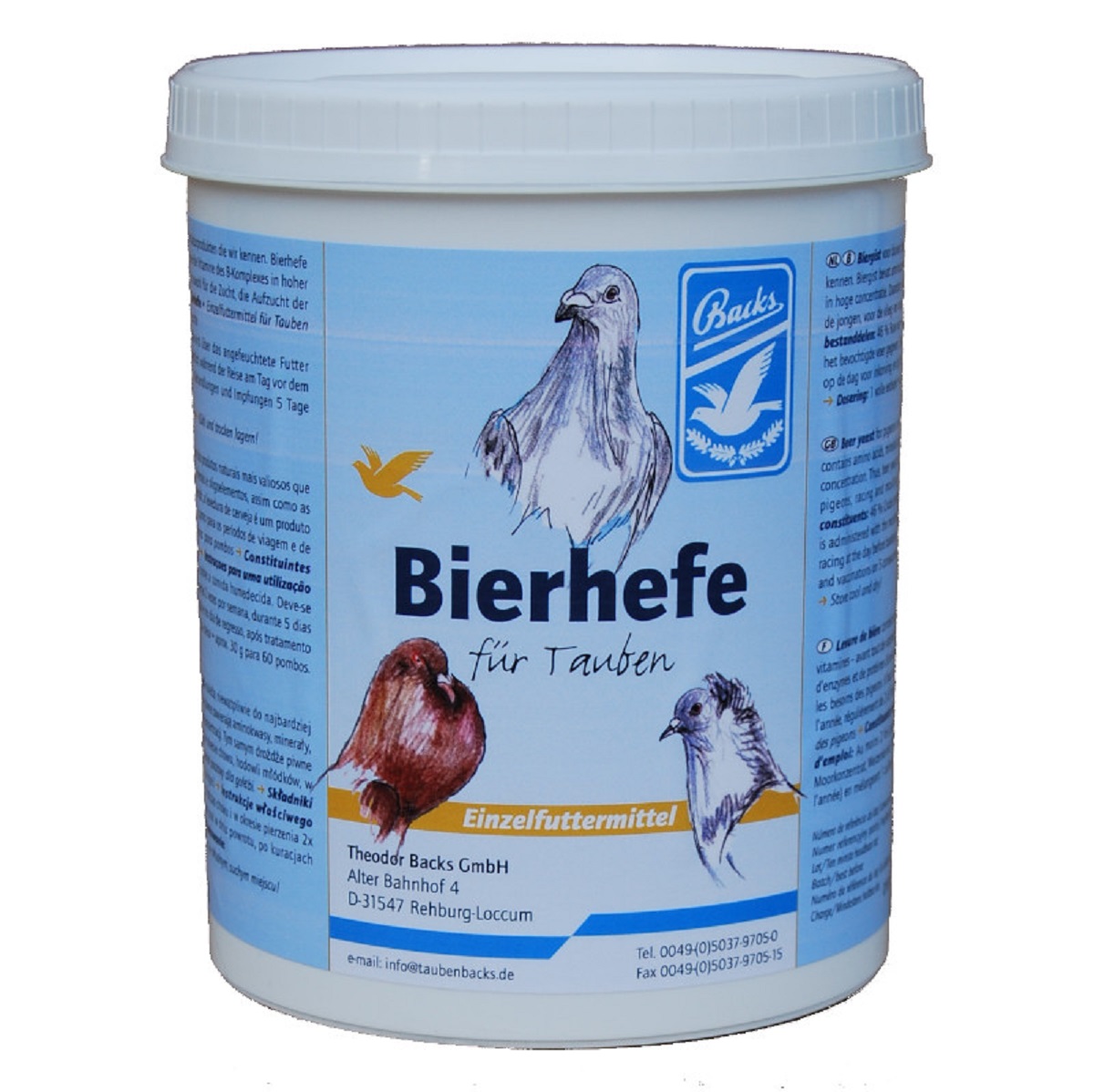 Produktansicht - Backs - Bierhefe rein