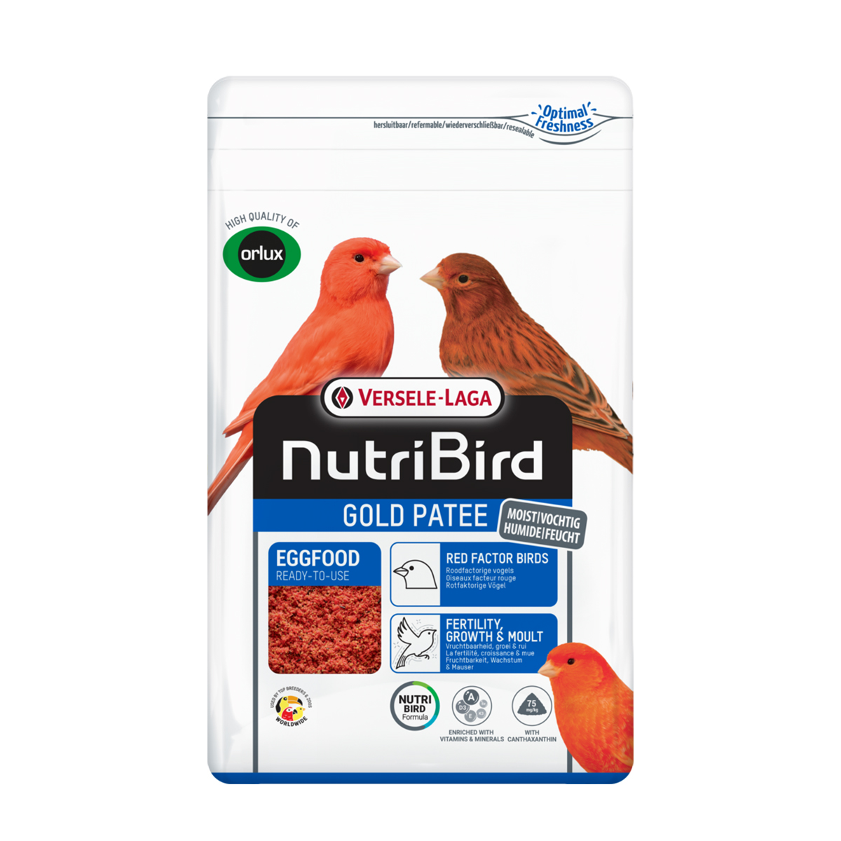 Produktansicht - Versele-Laga NutriBird - Gold Patee Rotfaktorige Vögel
