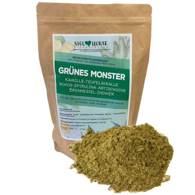Siglhorse Schmusis Grünes Monster