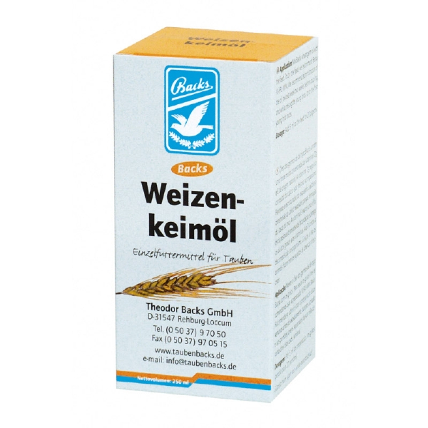 Produktansicht - Backs - Weizenkeimöl